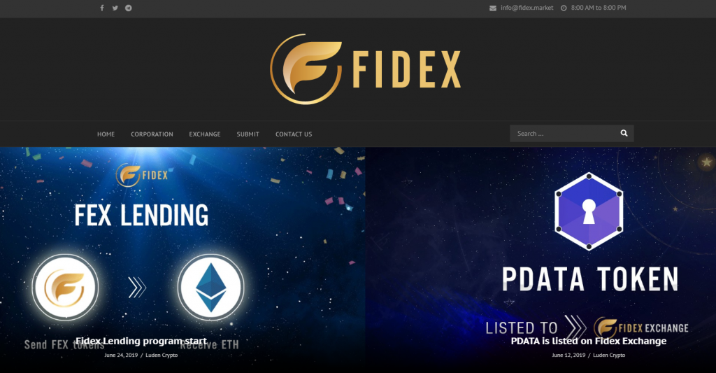 fidex main website