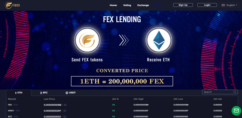 fidex lending platform